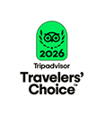 Tripadvisor Travelers choice 2026 award for Vince Hotel Bangkok Pratunam