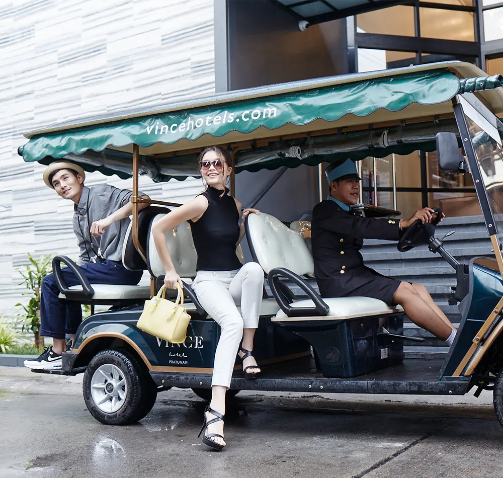 Vince Hotel complimentary shuttle service in Pratunam